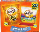 Goldfish Dynamic Duo Variety Pack, Colors Cheddar &amp; Flavor Blasted Xtra ... - £16.53 GBP
