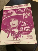 Vintage sheet Music The Children&#39;s Marching Song, Inn of the 6th Happiness 1958 - £4.11 GBP