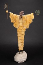 John Gutierrez -American - Native Indian Southwestern Shaman large sculpture 21&quot; - £465.18 GBP
