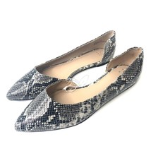 A New Day Faux Snakeskin Print Flats Pointed Toe Size 10 Ballet Flats NEW - $16.29