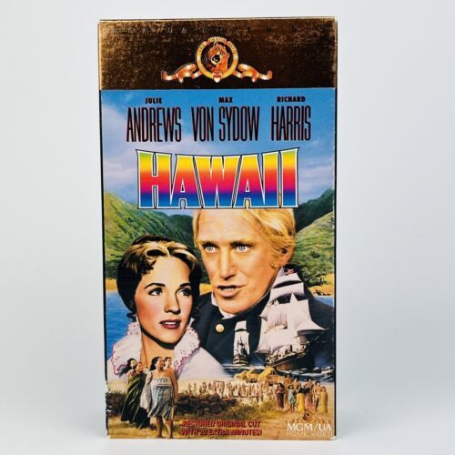 Primary image for Hawaii (1966/VHS 1990) 2 Tape Set Julie Andrews, Max Von Sydow, Richard Harris