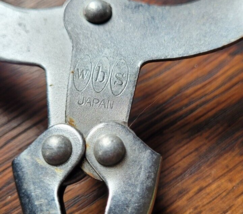 Vintage Curved Fork Tongs Salad Meat Cooking Kitchen WBS Japan Cooking C... - $14.99