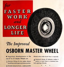 1936 Osborn Manufacturing Advertisement Industrial Wheels And Grinders F15E - $29.99