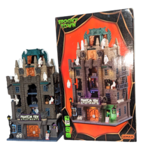 Lemax Spooky Town Phantom View Apartments Animated LED Light Sound Halloween - £85.79 GBP