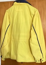 London Fog Yellow Full Zip Pockets Long Sleeve Drawstring Hem Mens Jacket - $48.51