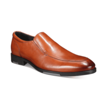 Alfani Men Moc Toe Loafers Water Resistant Wayde Tan Leather - $12.48