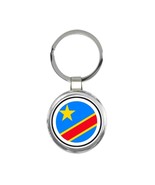 Democratic R. Congo : Gift Keychain Flag Never Power Congolese Expat Cou... - $146.07 MXN
