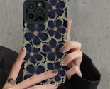 Simple dark graffiti flower leather phone case for iphone 14 11 12 13 pro max mini thumb155 crop