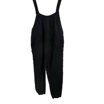 Bobi Black Cotton Modal Coverall Jumpsuit Size Medium New - £45.46 GBP