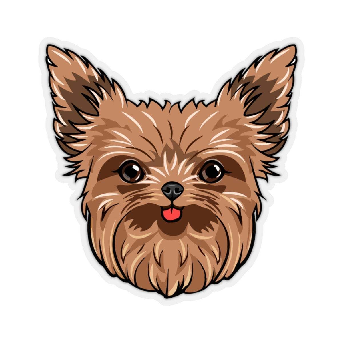 Yorkshire Terrier Kiss-Cut Stickers