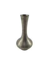 Vintage Selangor Pewter Small Bud Silver Tone Vase - £10.20 GBP