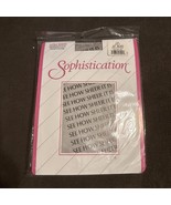 New Sophistication pantyhose Size B Jet Black Ultra Sheer Sandalfoot - $8.99