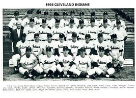 1956 CLEVELAND INDIANS 8X10 TEAM PHOTO BASEBALL PICTURE MLB - £3.87 GBP