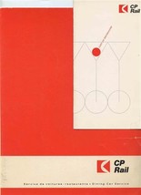 CP Rail Dining Car Service Menu and Beverage List 1969  - £21.95 GBP