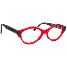 Francis Klein Eyeglasses Wendy N20.A62 Red Crystal Hexagonal France 54[]... - £359.25 GBP
