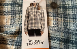 Boston Traders Ladies&#39; Shirt Jacket Size: M, Color: Blue - £29.87 GBP