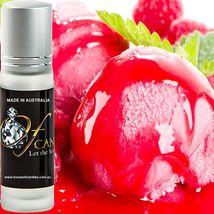 Red Raspberries &amp; Vanilla Premium Scented Roll On Fragrance Perfume Oil Vegan - £10.22 GBP+