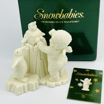 Dept 56 Snowbabies I&#39;m Making An Ice Sculpture! 6842-0 Figurine in origi... - $13.54