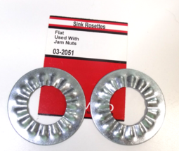 Lasco -Sink Rosettes -Flat - MPN - 03-2051 - Used with Jam Nuts - $111.31 MXN