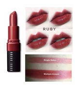 Bobbi Brown Crushed Lip Color Lipstick in RUBY red TRAVEL SIZE 2.25g ~ BNIB - $9.41