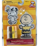 Peanuts Suncatcher Features Snoopy W/Woodstock And Charlie Brown NOS Col... - £10.14 GBP