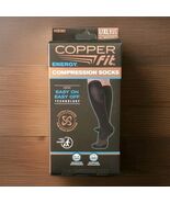 New Copper Fit Energy Knee High Compression Socks L/XL Men 9-12 Women 10... - $11.95