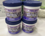 (4) Assured  Relief Pure Epsom Salt Body Cream Lavender Calming &amp; Relaxi... - £25.18 GBP