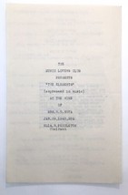 The Music Lovers Club &quot;The Elements&quot; 1945 Paper Program Ella Pendleton M... - $12.00