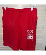 3Forty Red cotton knit shorts graphic size extra large - £13.87 GBP