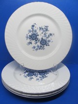 Wedgwood And Company LTD. Royal Blue Set Of Four 10&quot; Dinner Plates GUC - £29.57 GBP