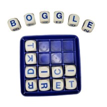 Boggle Replacement Dice Case Lid Cover Blue Game Letters Words Fun Family - $8.60
