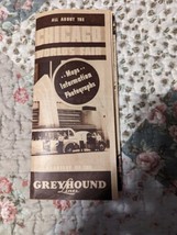 Vintage Chicago Worlds Fair, Courtesy Of The Greyhound Lines. Maps,Info, Photos - £15.82 GBP