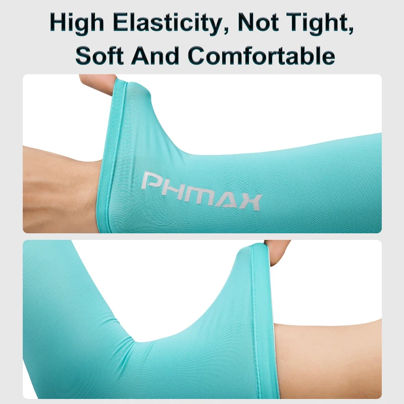 Sporting PHMAX Cycling Arm Sleeves Breathable UV Protection Running Arm Covers F - £29.23 GBP