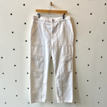 30 - AGOLDE Milkshake White Cooper Cargo High Waisted Jeans NEW 0716MD - $100.00