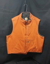 Carhartt Vest V33-806 Burnt Orange (Very Rare Color) Size 2XL Sherpa Lin... - $149.99