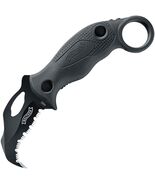 Walther KDK Folding Karambit Defense Knife 440C Serrated Hawkbill + Sheath - $29.69