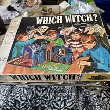 VINTAGE MILTON BRADLEY WHICH WITCH BOARD GAME (INCOMPLETE) - £58.57 GBP