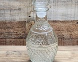 Vintage Crown Royal Princess House Etched Crown &amp; Grapes Decanter With S... - $22.74