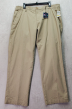 Charleston Threads Khakis Pants Mens Size 40x30 Tan Stretch Comfort Stra... - $23.02