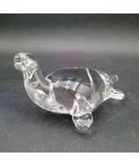 Vilca Atelier Italy Crystal Glass Handcrafted Ocean Sea Turtle Paperweight - €8,53 EUR