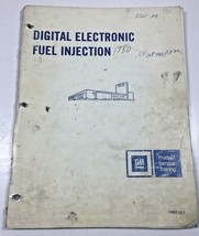 1979 GM Product Service Training Manual Digital Electronic Fuel Injectio... - $9.75