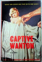 CAPTIVE WANTON Al James Nightstand #1618 men&#39;s erotica GGA sleaze 1962 - £18.32 GBP