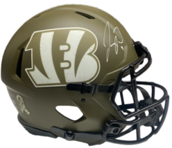 Joe Burrow Autographed Cincinnati Bengals STS Speed Authentic Helmet Fan... - £633.40 GBP
