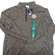 Champion Mens XL NCAA Texas A&amp;M Aggies 1/4 Zip Pullover Sweatshirt Sweater Gray - £29.18 GBP