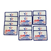 12 USBC League Patch Champion High Series Average Game Most Improved - £6.10 GBP