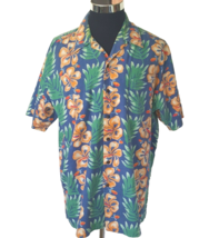 Great Land Island Casual Shirt Men&#39;s Size Large Multicolor Tropical Hawa... - £11.38 GBP