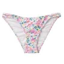Xhilaration™ Strappy Cheeky Bikini Bottom Floral Daisy Pink Purple Size S M - £8.25 GBP