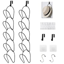 10 Pack Hat Rack Hanger Holder Organizer Closet Hanging Baseball Cap Dis... - $30.99