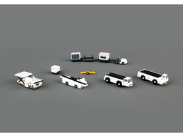 Airport Support Equipment Set of 10 pieces &quot;Gemini 200&quot; Series Diecast Models by - £42.75 GBP