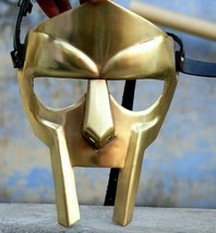 Medieval MF Doom Face Mask Gladiator Iron Mask Replica SCALARP Halloween Costume - £38.48 GBP